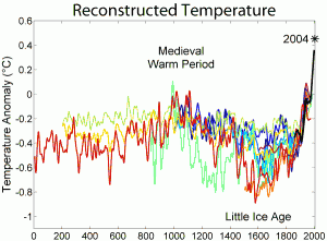 Temperature in the Northern Hemisphere (2000 years) Temperature in the Northern Hemisphere (2000 years)