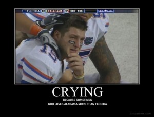 Tim Tebow Demotivational Poster