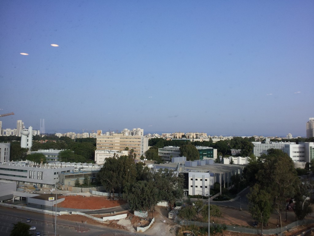 A view south across the Weizmann Institute of Science