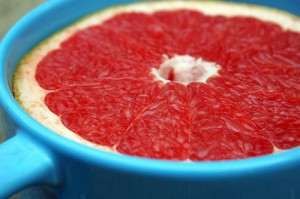 The Ruby Red Grapefruit is one example of the application of genetic modification with no understanding of the side effects or consequences, yet nobody whines about this "frankenfruit" on the breakfast table. Why do people believe what they believe about GMOs? Photo from Ref. 4.