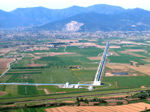 The VIRGO gravity wave detection experiment.