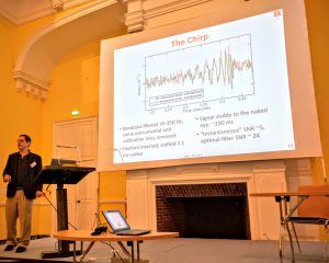 Bruce Allen presents "The Chirp" - the specific signature of the merger of two black holes.