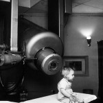 The first patient to receive radiation therapy from the medical linear accelerator at Stanford.