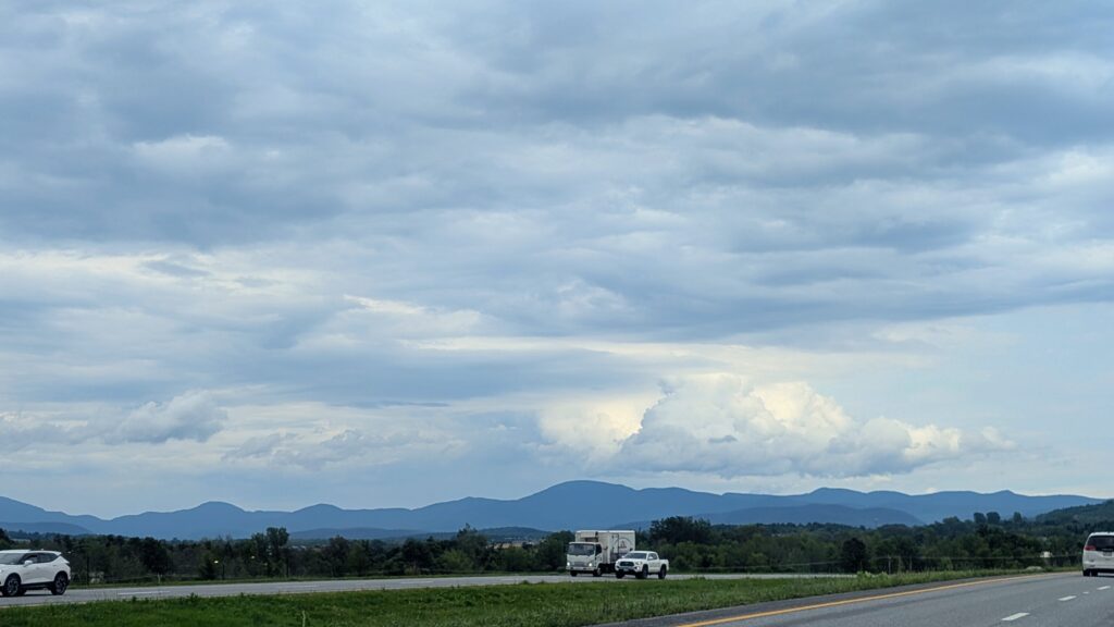 Mountains in the distance
