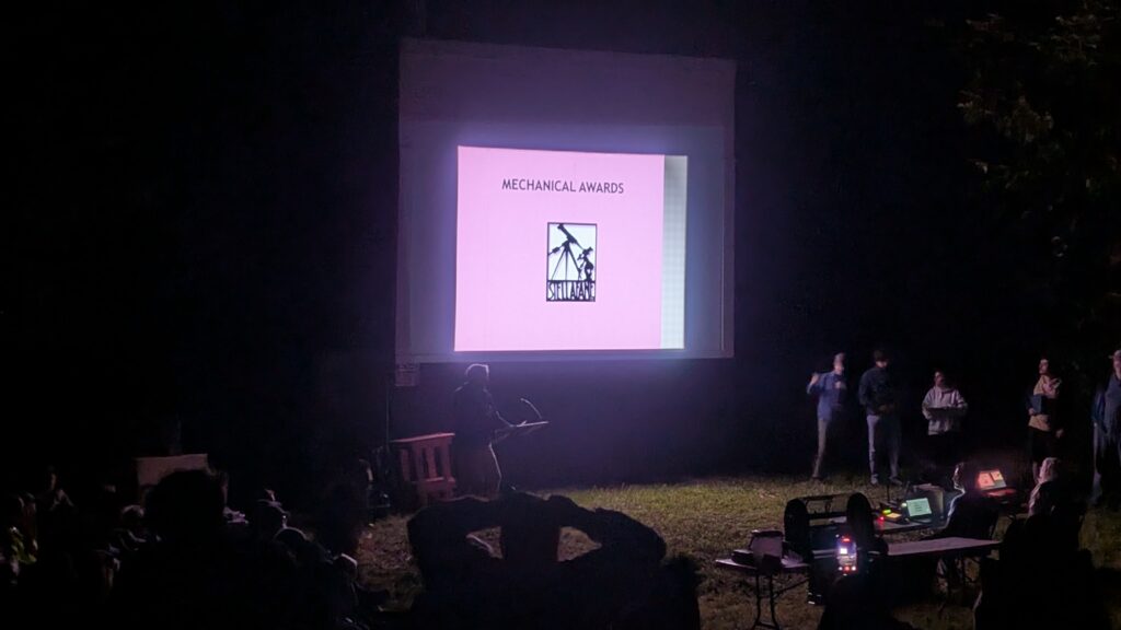 Presentation of some of the awards for telescope makers