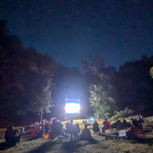 The final keynote talk of the Stellafane Convention takes place outside and under the stars.