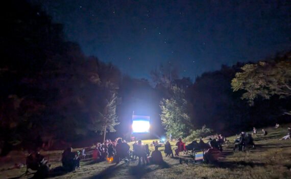 The final keynote talk of the Stellafane Convention takes place outside and under the stars.