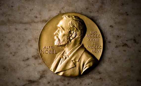 The Nobel Prize Medal. Photo: Alexander Mahmoud